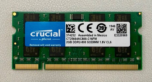 Ram crucial 2gb ddr2 800mhz - ram,