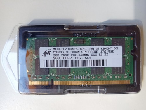 Ram 2gb ddr2 667mhz - 667mhz, pc2-5300s