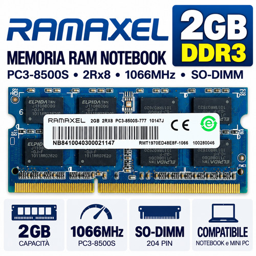 Ram ramaxel 2gb ddr3 - ramaxel,