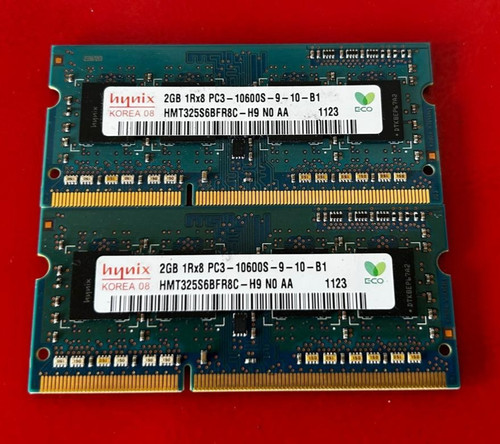 2x2gb 4gb memoria hynix ram - hynix,